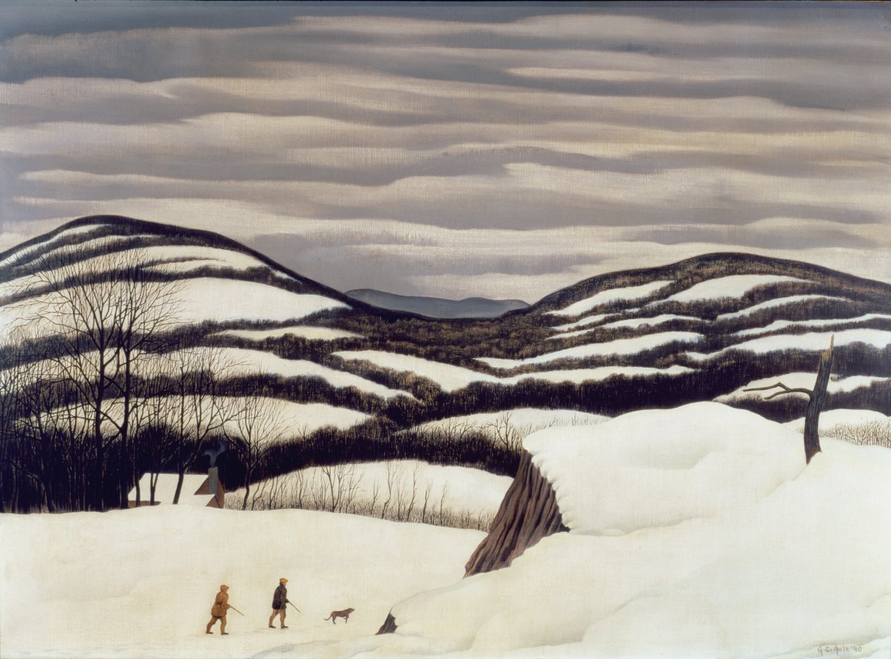 Łowcy autorstwa George Copeland Ault