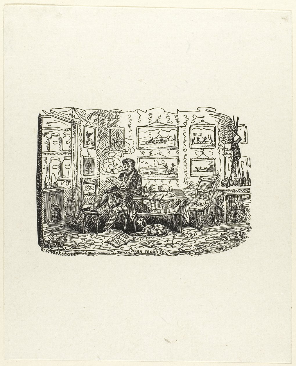 Anegdoty: Dowód autorstwa George Cruikshank