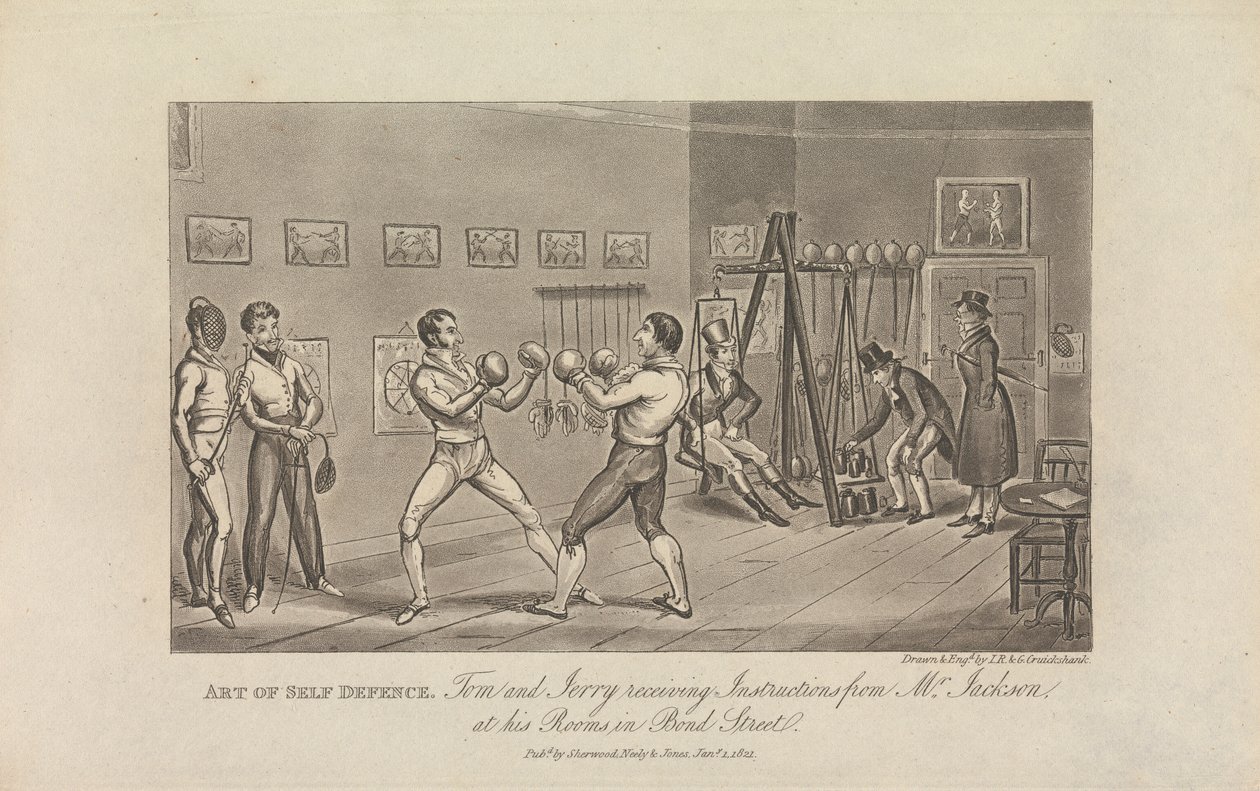 Sztuka samoobrony autorstwa George Cruikshank