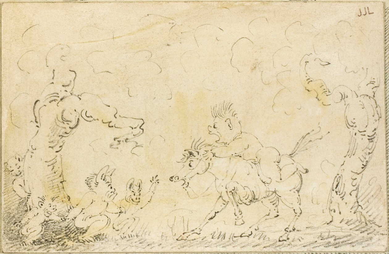 Scena komiksowa II autorstwa George Cruikshank