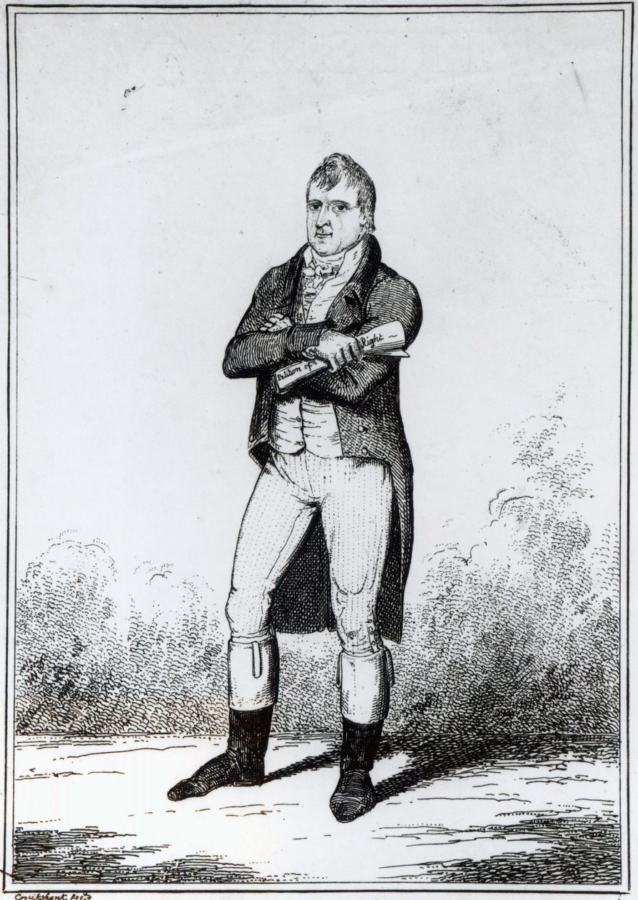 Henryk Hunt Esquire (1773-1835) 1816 autorstwa George Cruikshank