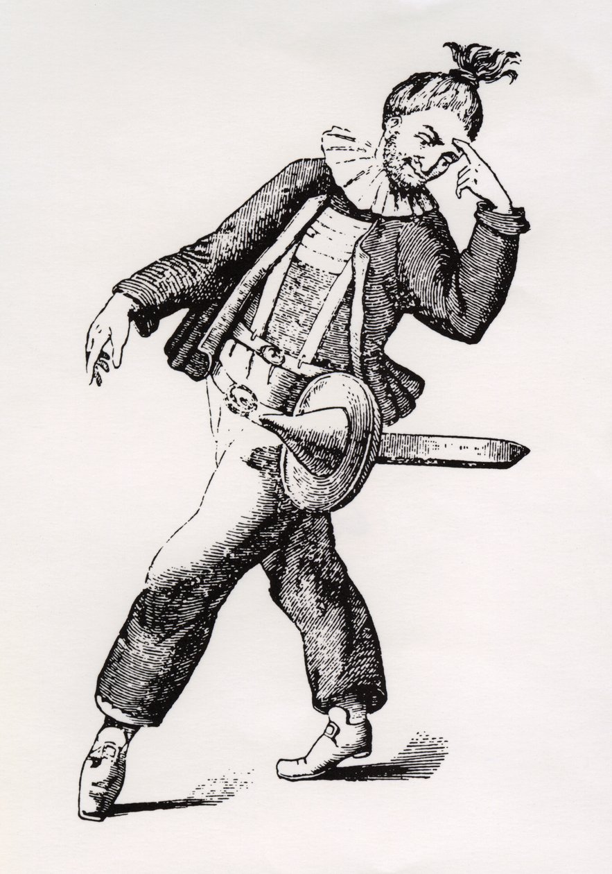 Kasper Punch, XIX wiek. autorstwa George Cruikshank