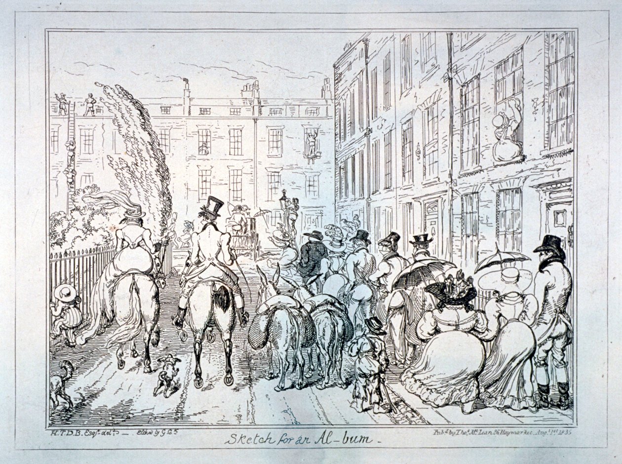 „Szkic do albumu”, 1835. autorstwa George Cruikshank