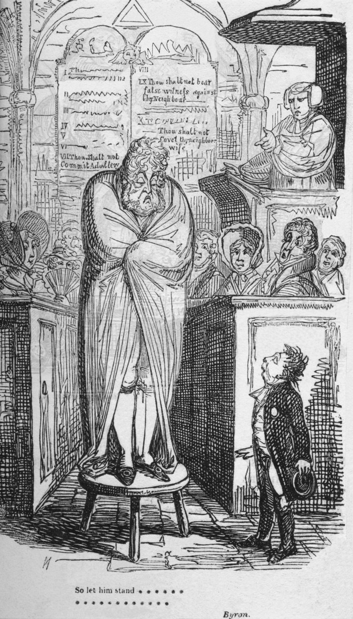 Niech więc stoi..., ok. 1820. autorstwa George Cruikshank