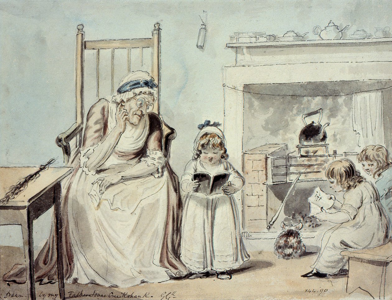 Szkoła Dame (wc) autorstwa George Cruikshank