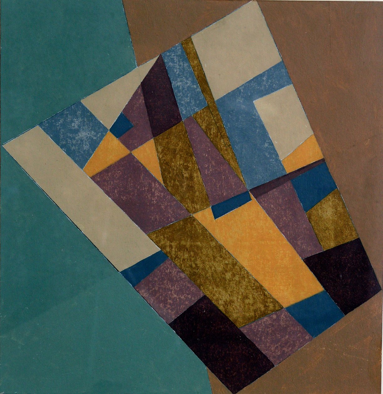Gobelin polowy, 2003 (olej na kartonie) autorstwa George Dannatt