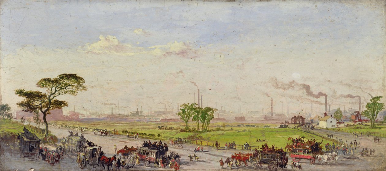 Manchester z Belle Vue autorstwa George Danson