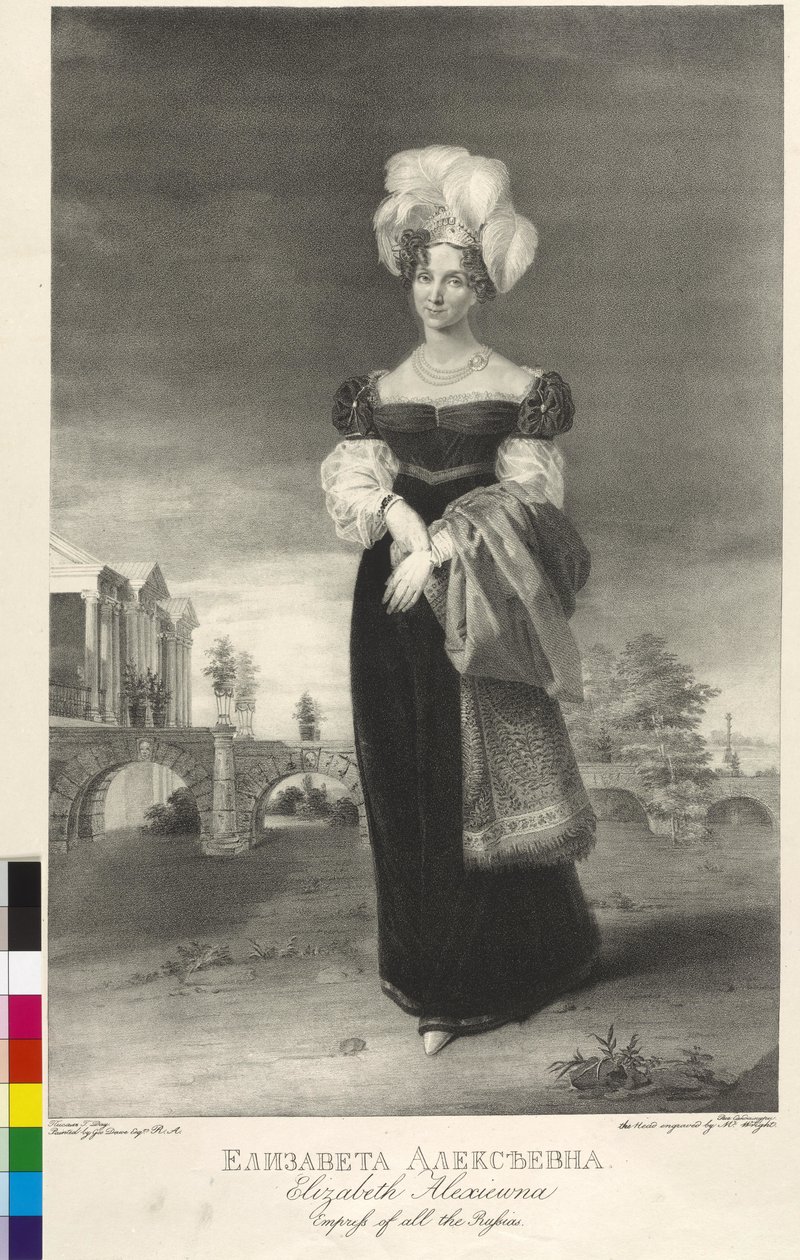 Luiza Maria Augusta Badeńska (rycina) autorstwa George Dawe