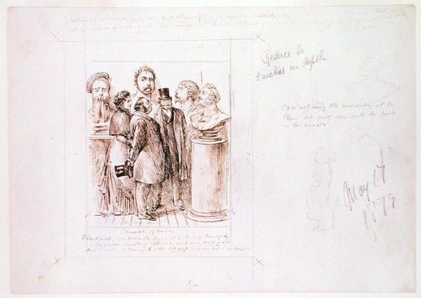 Triumf realizmu autorstwa George du Maurier
