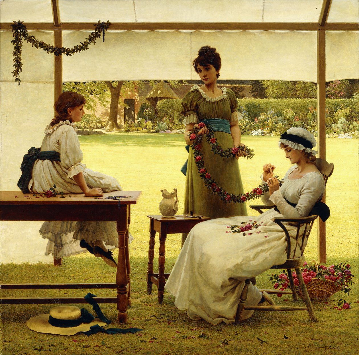 Girlanda, autorstwa George Dunlop Leslie