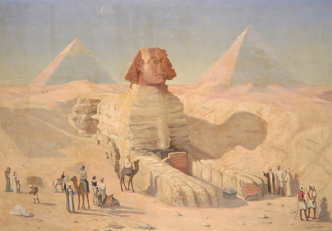 Sfinks, 1896. autorstwa George E. Raum