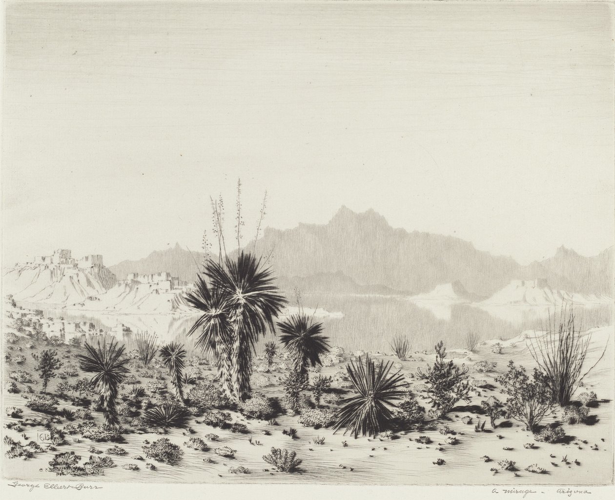 Miraż, Arizona autorstwa George Elbert Burr