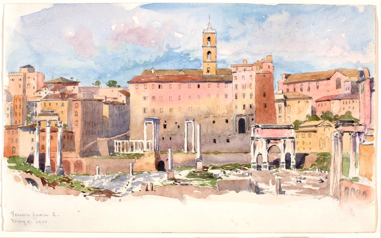 Forum z E, 1900. autorstwa George Elbert Burr