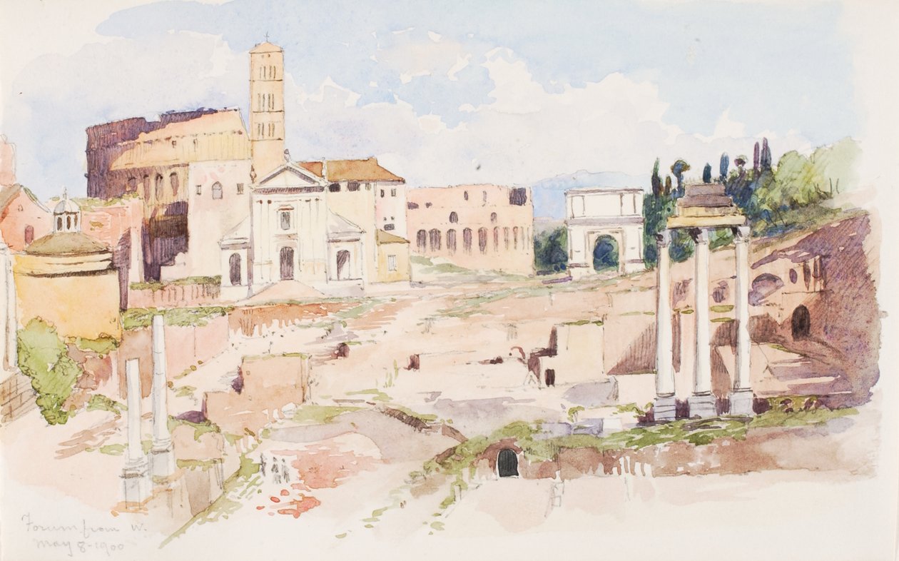Forum z W., 1900. autorstwa George Elbert Burr