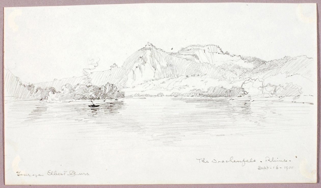 Drachenfels, Ren autorstwa George Elbert Burr