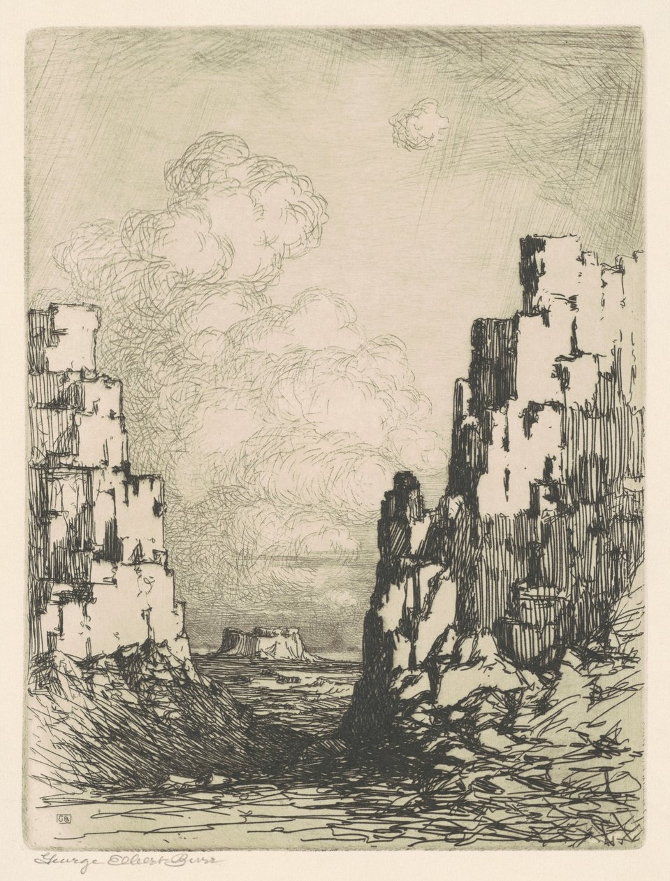 Mały Kanion autorstwa George Elbert Burr