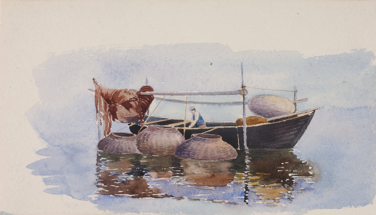Bez tytułu - łódź wędkarska autorstwa George Elbert Burr