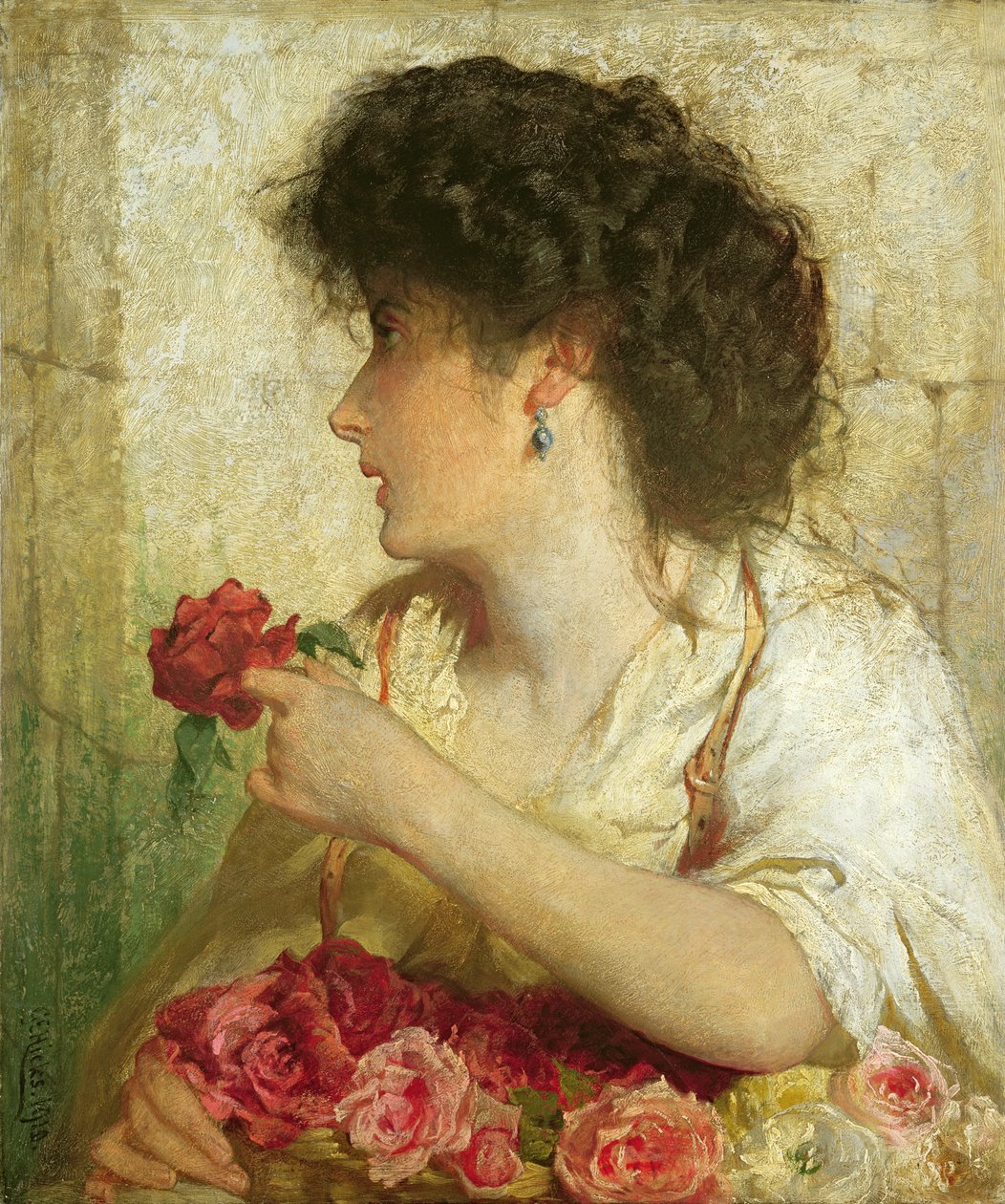 Letnia Róża, 1910 autorstwa George Elgar Hicks