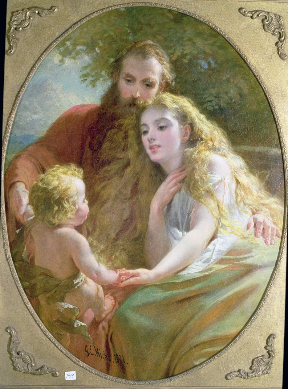 Rodzicielstwo, 1872 autorstwa George Elgar Hicks