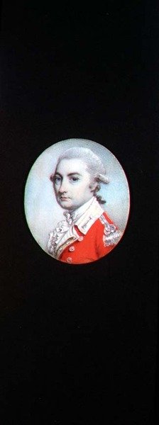Miniatura ppłk Robertsona autorstwa George Engleheart