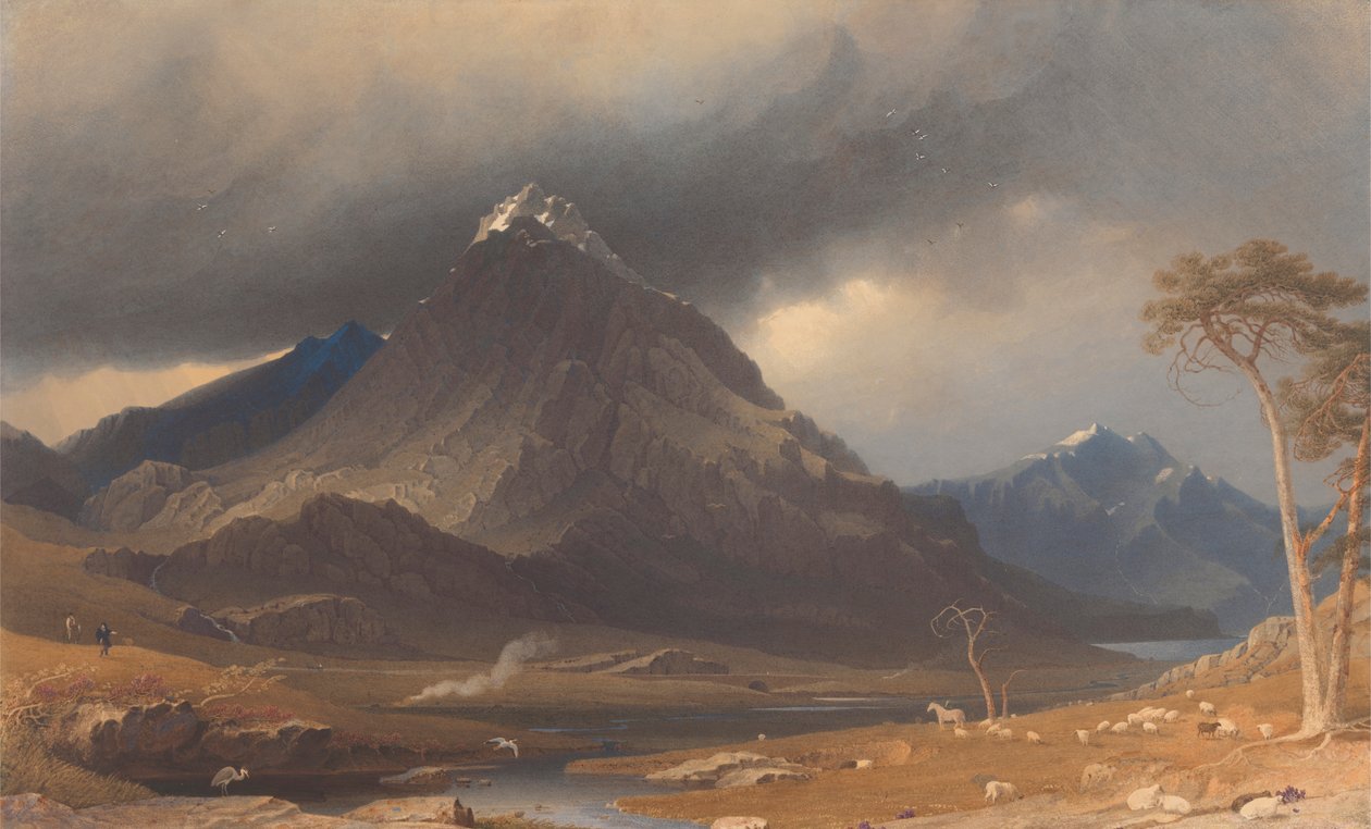 Tryfan, Carnarvonshire autorstwa George Fennell Robson