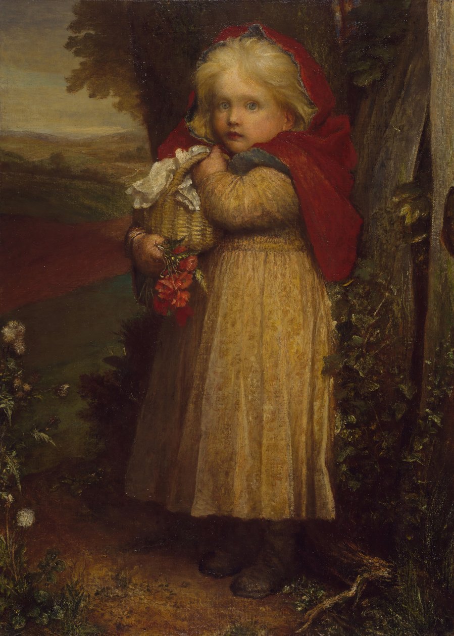 Czerwony Kapturek, 1890. autorstwa George Frederick Watts