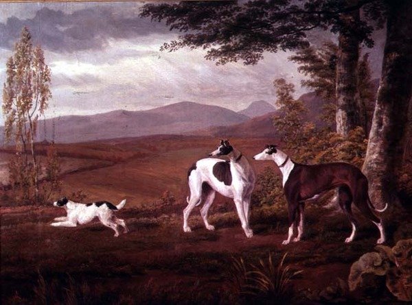 Charty w krajobrazie autorstwa George Garrard
