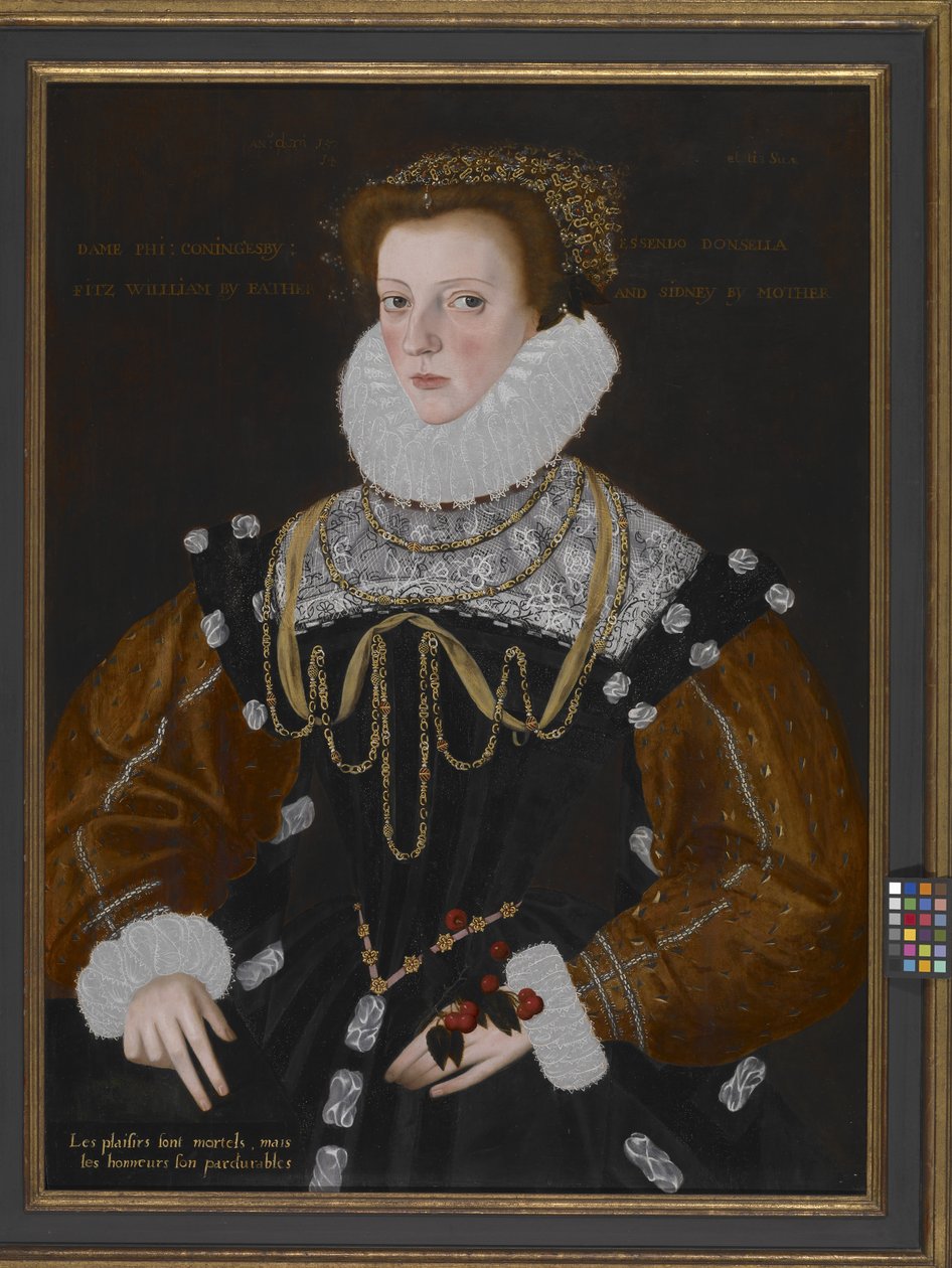 Lady Philippa Coningsby (olej na drewnie) autorstwa George Garrard