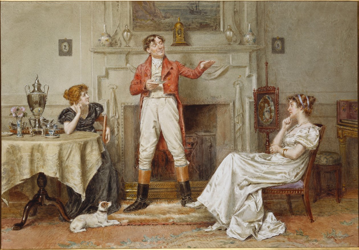 Dobra historia autorstwa George Goodwin Kilburne
