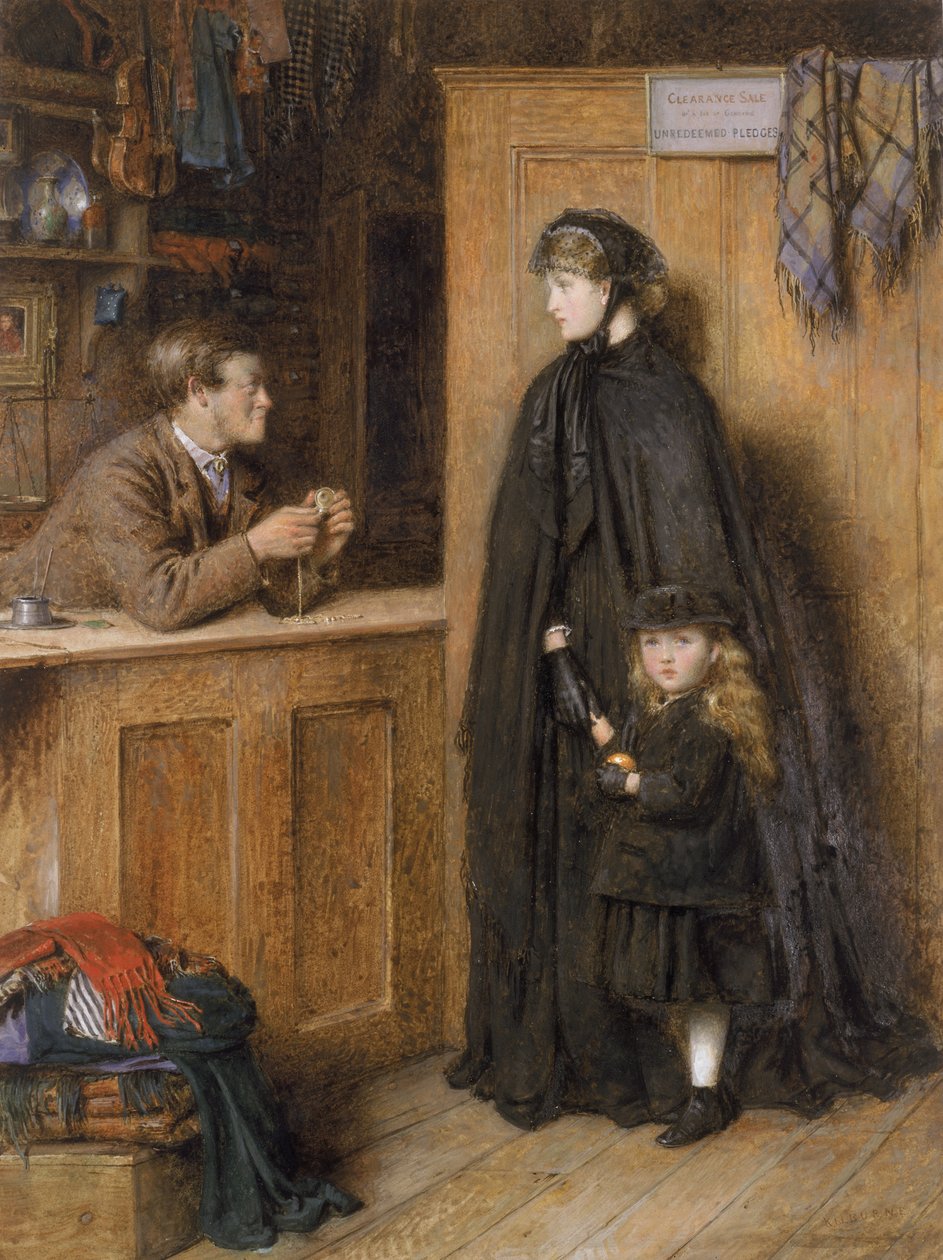 Lombard (wc) autorstwa George Goodwin Kilburne