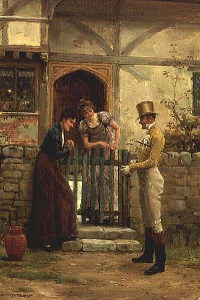 Gość autorstwa George Goodwin Kilburne