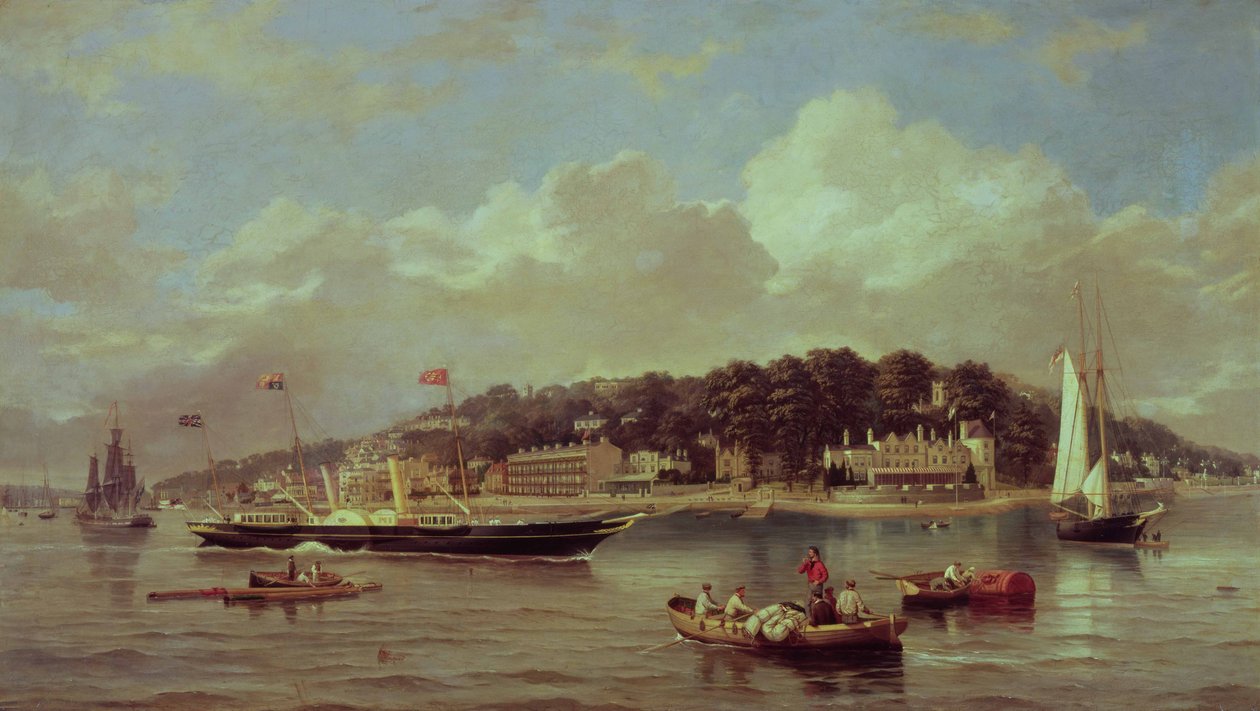 H.M. Jacht „Wiktoria”, 1880 autorstwa George Gregory
