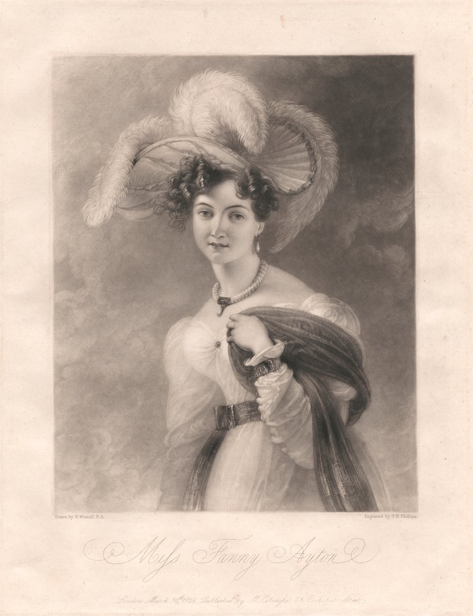 Pani Fanny Ayton autorstwa George H. Phillips