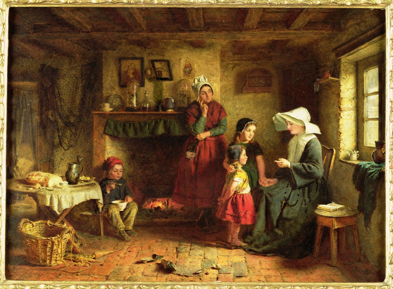 Siostra Miłosierdzia, 1866 autorstwa George Hardy
