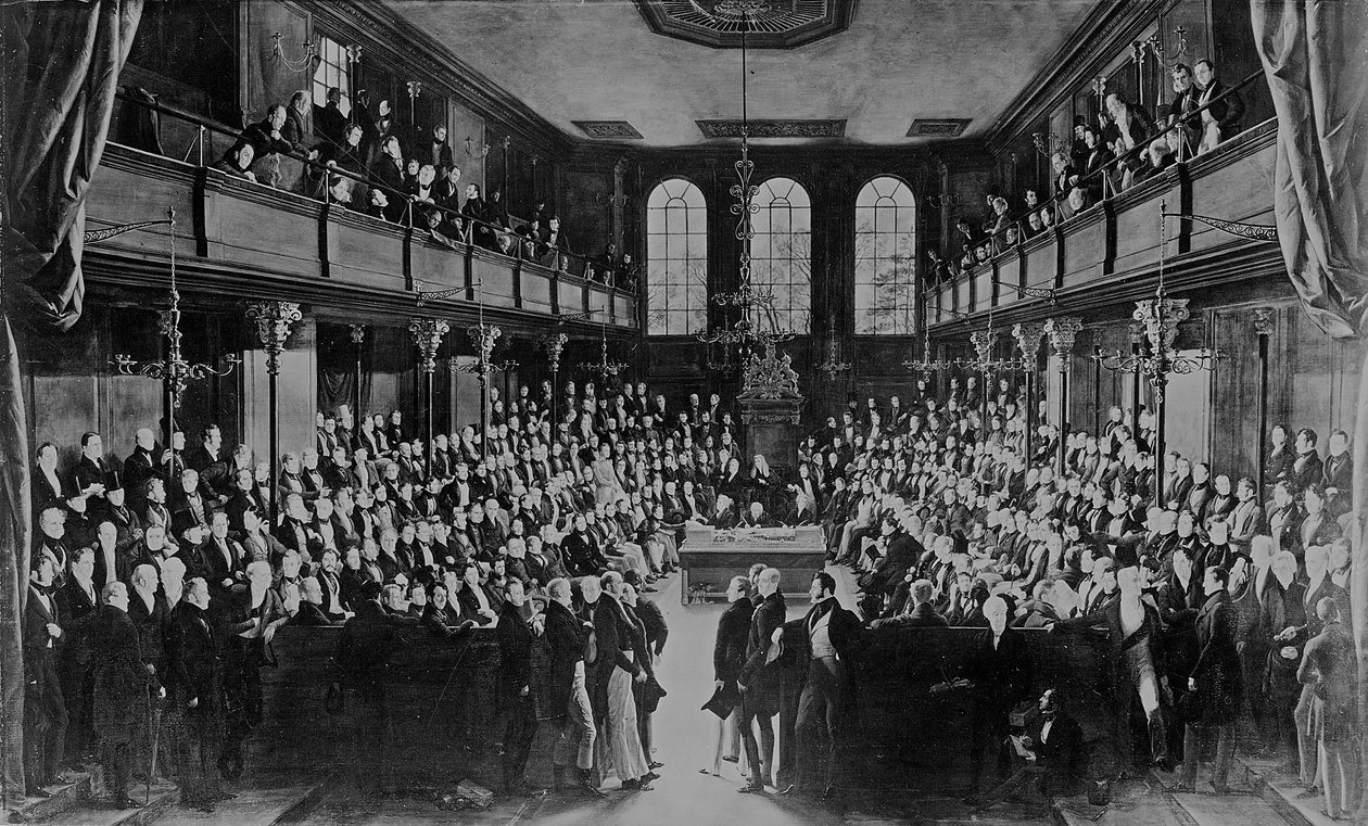 Izba Gmin, 1833 autorstwa George Hayter