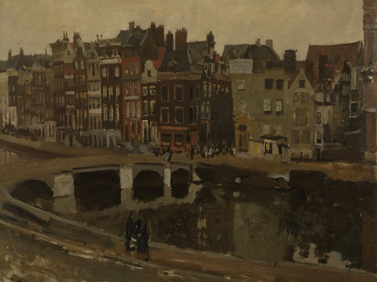 Rokin w Amsterdamie, 1897 autorstwa George Hendrik Breitner