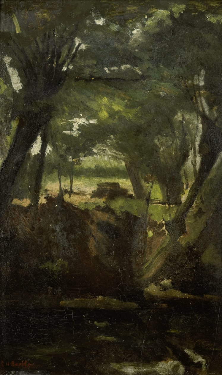Zobacz w lesie autorstwa George Hendrik Breitner