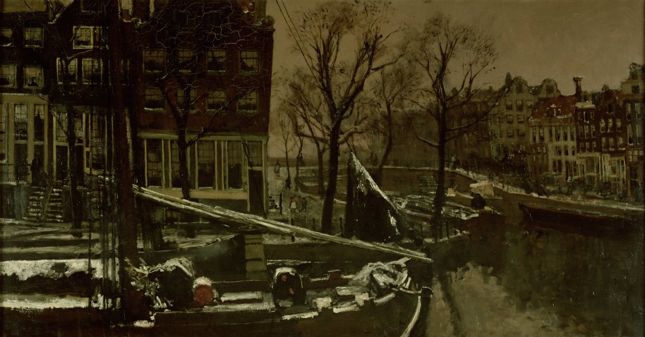 Zima w Amsterdamie autorstwa George Hendrik Breitner