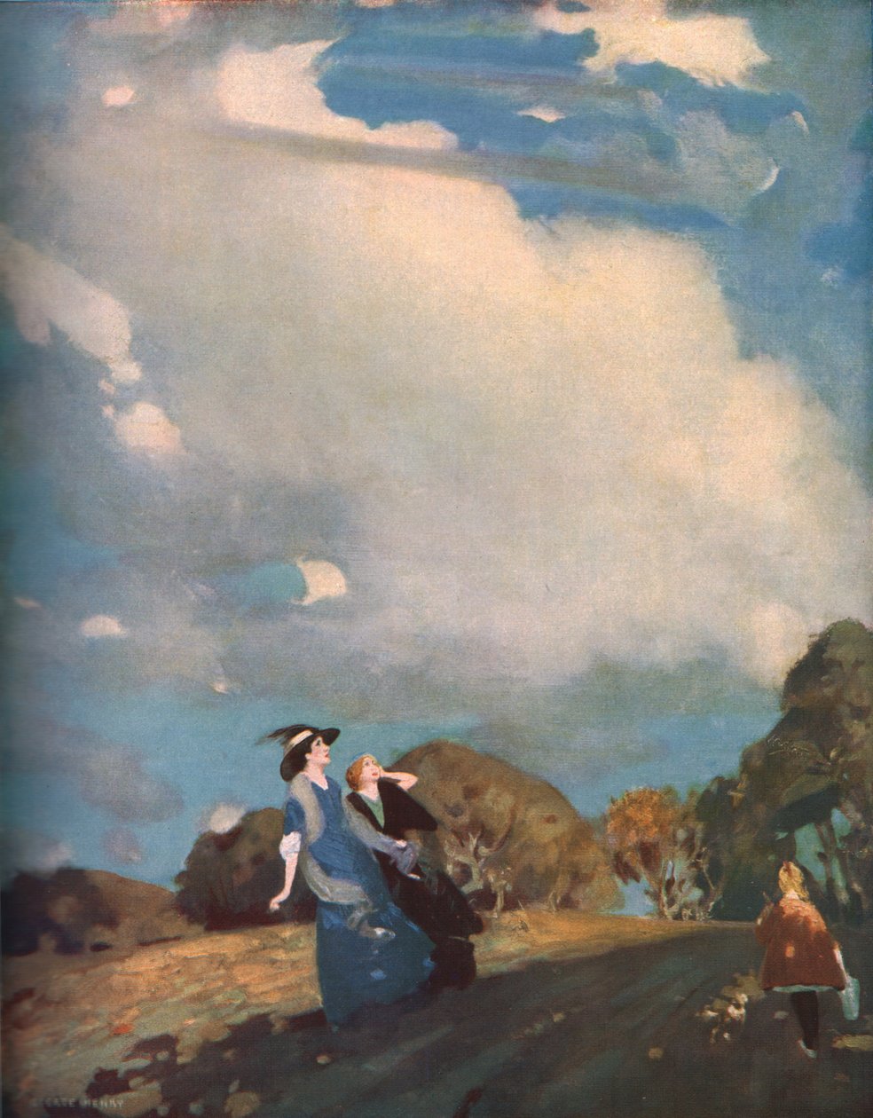 Skowronek, początek XX w., ok. 1930. autorstwa George Henry
