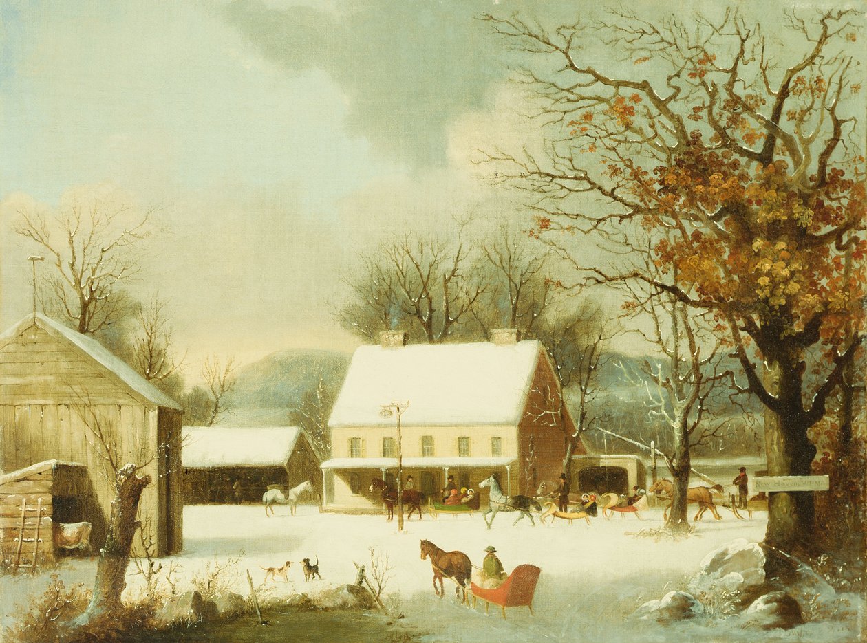 Nieznany obraz autorstwa George Henry Durrie