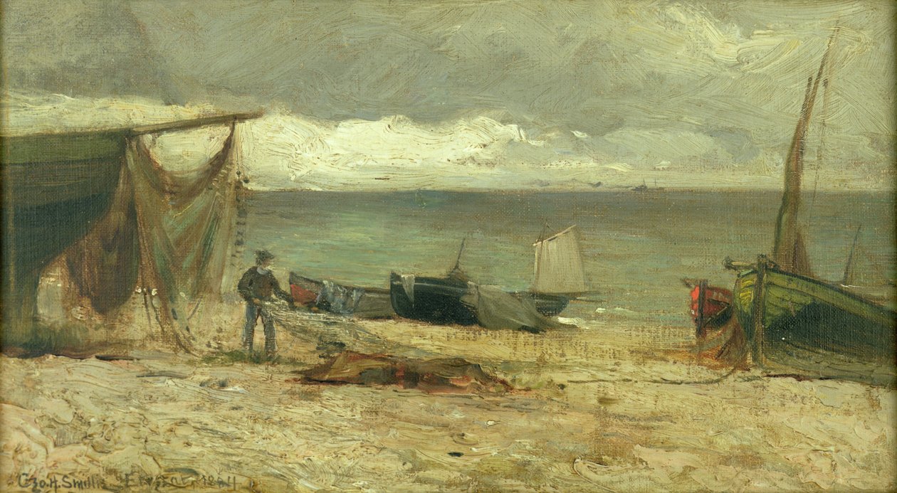 Francuska plaża autorstwa George Henry Smillie