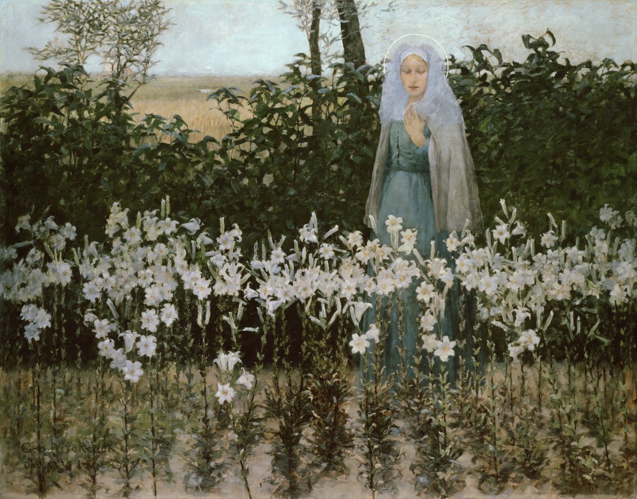Zwiastowanie, 1887. autorstwa George Hitchcock
