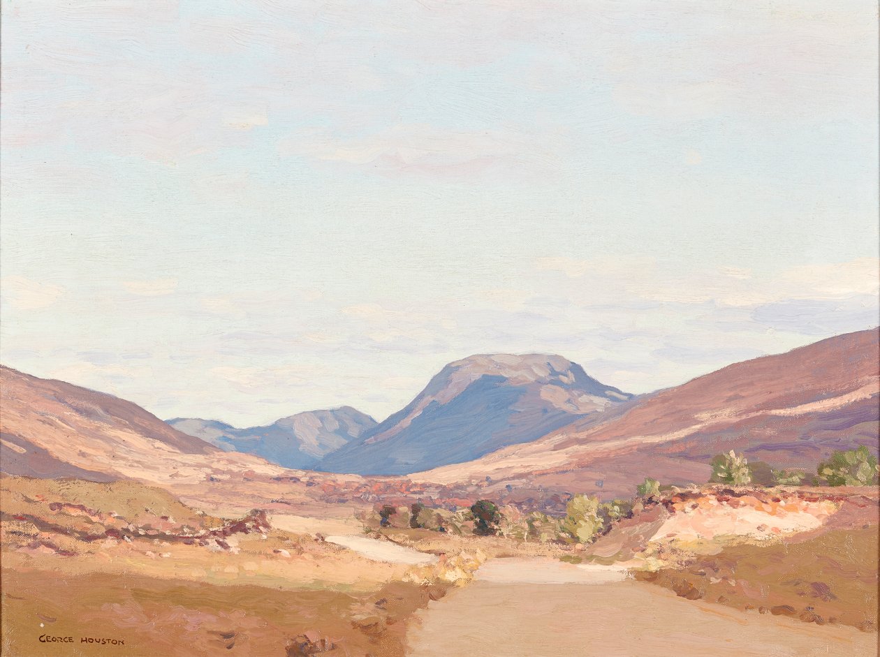 Glen Strae (olej na płótnie) autorstwa George Houston