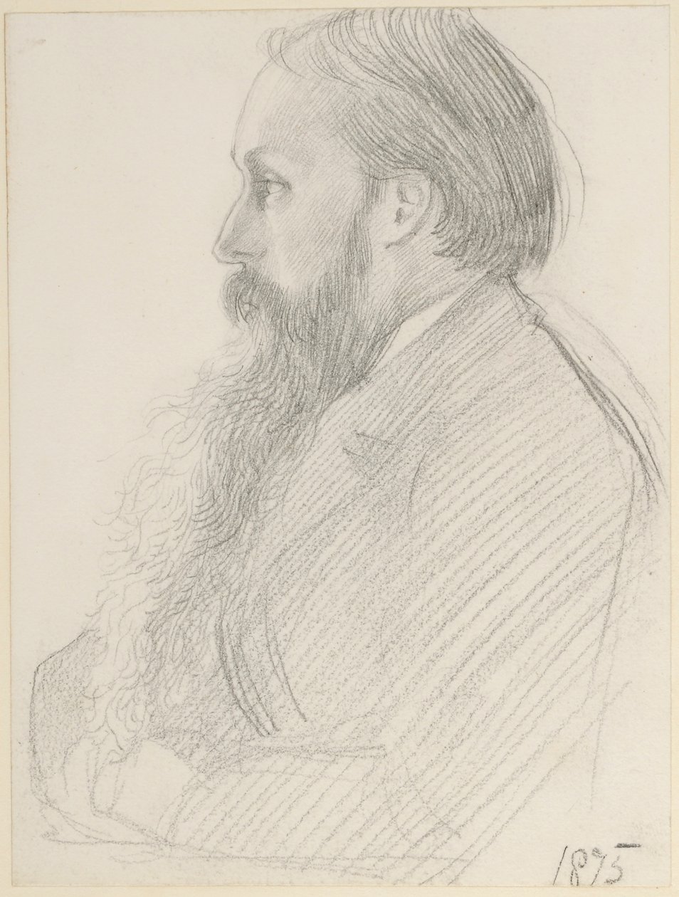 Portret Edwarda Burne-Jonesa, 1875 autorstwa George Howard