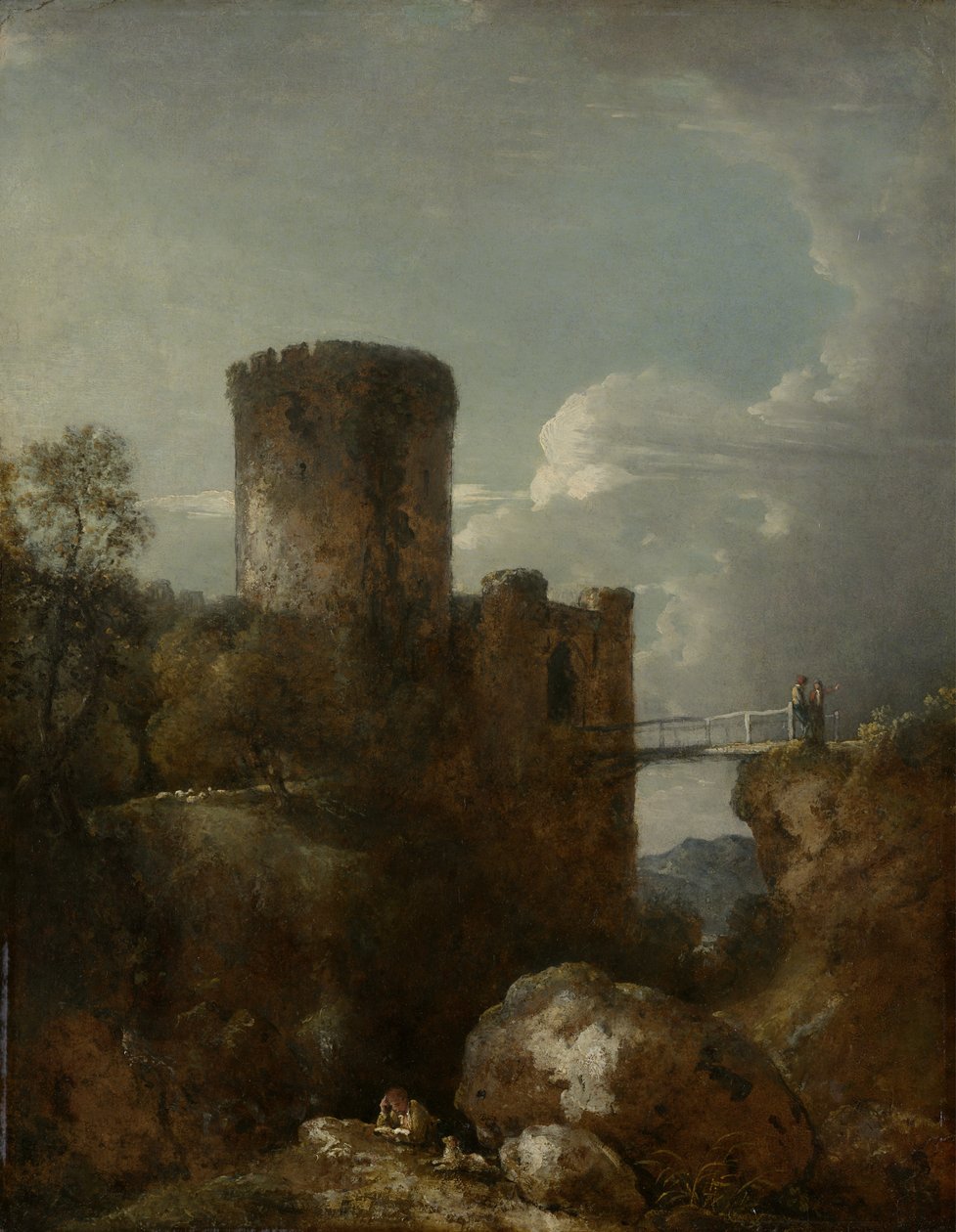 Zamek Conway, 1809 autorstwa George Howland Beaumont