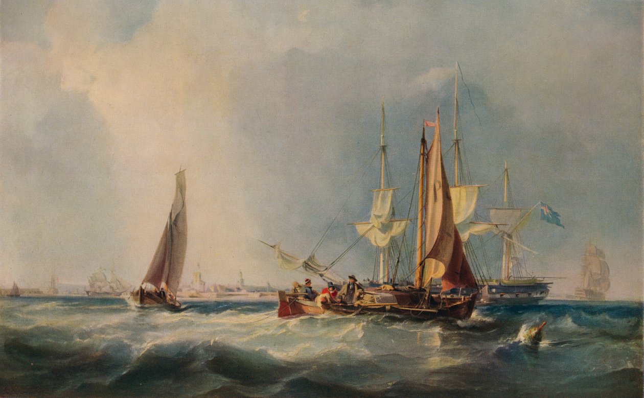 Portsmouth, 1839 autorstwa George Hyde Chambers