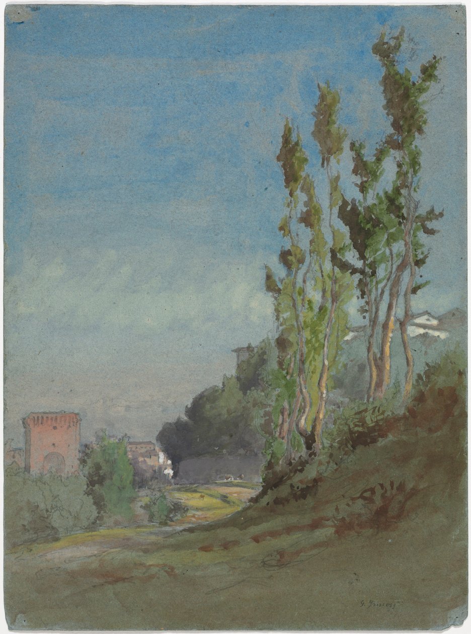 Albano, Włochy, ok. 1872. autorstwa George Inness