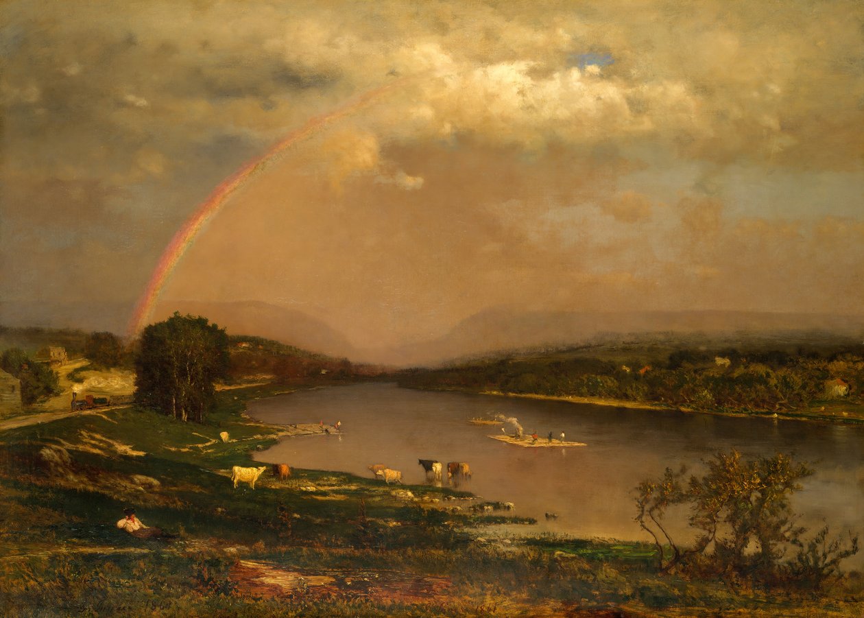 Przepaść wodna Delaware, 1861. autorstwa George Inness
