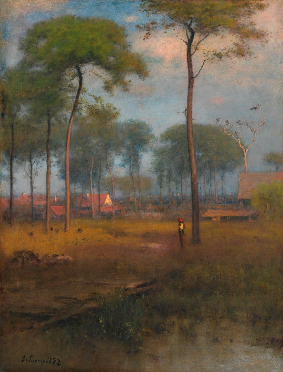 Wczesny poranek, Tarpon Springs autorstwa George Inness