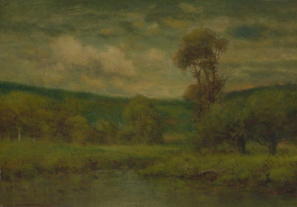 Krajobraz, 1884 lub 1889. autorstwa George Inness